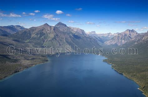 Aerial View of Lake McDonald - GravityShots.com