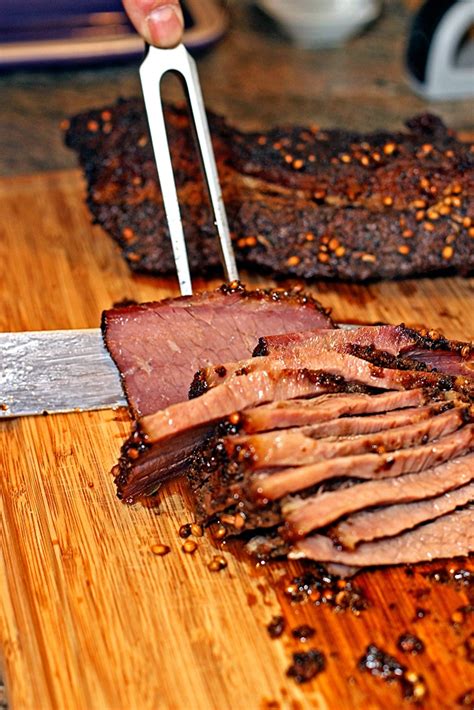 Smoked Brisket - Brined, Dry Rubbed and Cherry Wood Smoked ...