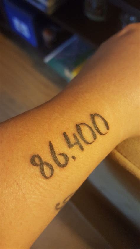 86,400 seconds in a day #makeemcount Fish Tattoos, Tattoo Quotes ...