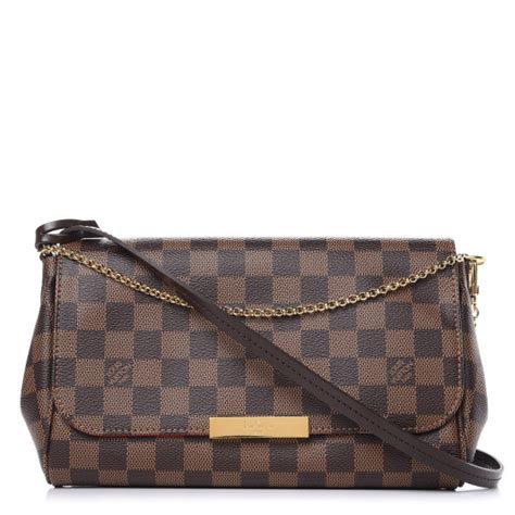 LOUIS VUITTON Damier Ebene Favorite MM 418912