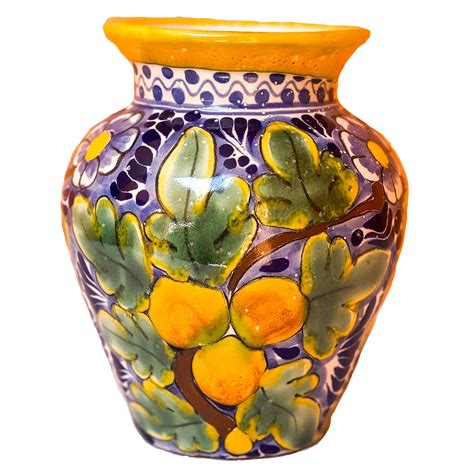 Mexican Talavera Vase 3 - El Callejon Art