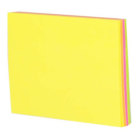 EA02102 Sticky Pad Notes 76×101mm 3”×4” 4×25sheets 4 Neon Color - Deli