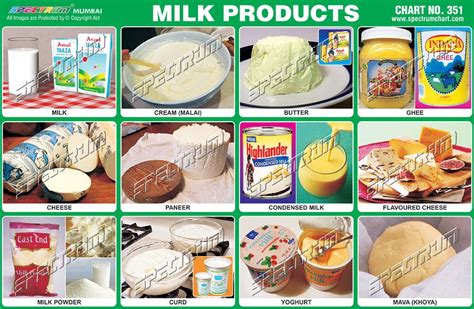 Milk Types Chart