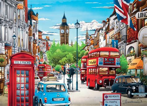 LONDON 1000 PIECE CLEMENTONI JIGSAW PUZZLE