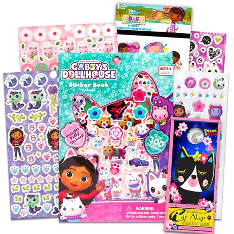 Buy Gabby's Dollhouse Sticker Book for Girls - Bundle with 300+ Gabby's ...