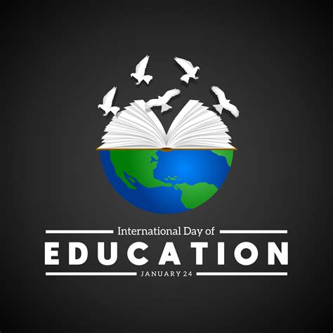 International day of education theme template 5227087 Vector Art at ...