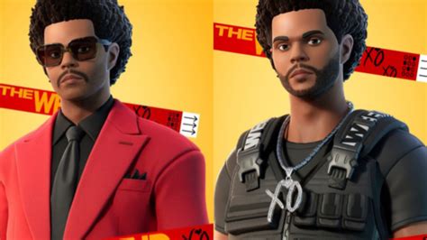 The Weeknd dévoile ses skins Fortnite