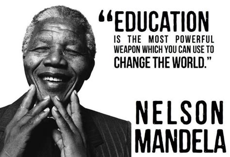 Nelson Mandela - Education is the most powerful weapon.. - 9buz