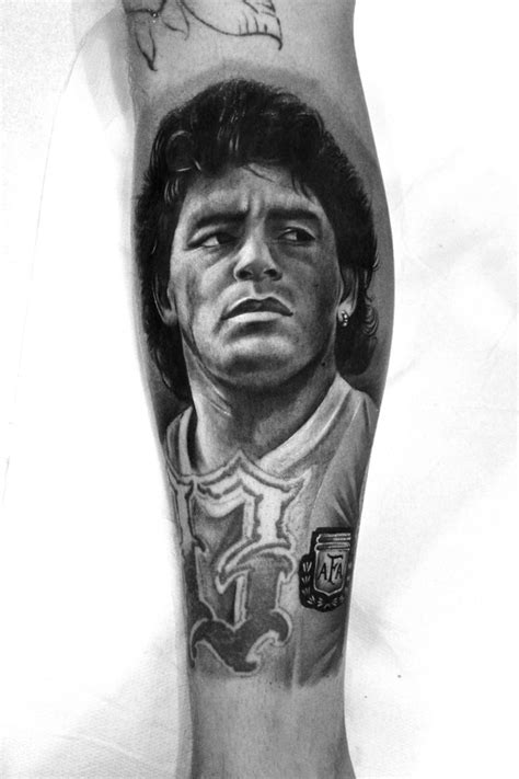 Maradona tattoo | Tattoos, Tattoo artists, Portrait tattoo