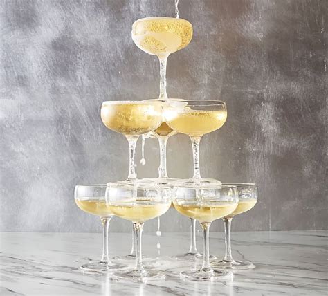 Champagne Tower Coupe Glasses