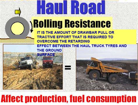 mining engineering: Grade, Rolling Resistance and Haul Speed Optimization