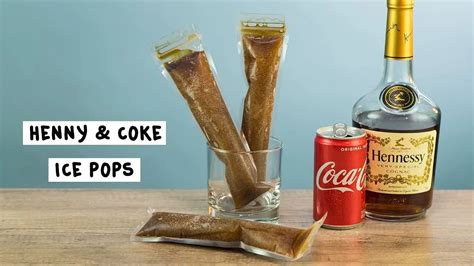 Henny & Coke Ice Pops Cocktail Recipe