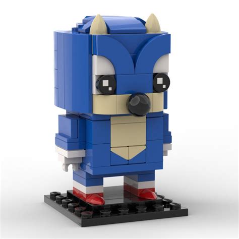 Custom Lego Sonic the Hedgehog MOC Brickheadz Instructions