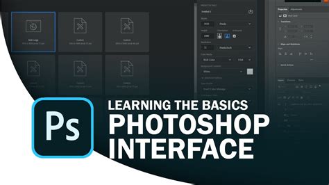 Learning the Basics | The Photoshop Interface - YouTube