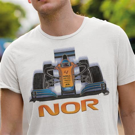 Lando Norris merch Mclaren Racing Car Motorsport t-shirt 2021 | Etsy