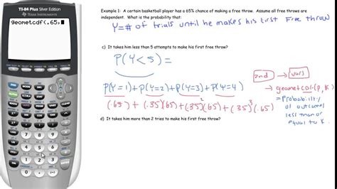 Geometric Distribution Examples 2 - YouTube