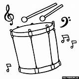 Percussion Coloring Pages  Kidsuki sketch template