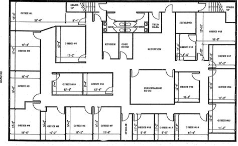 Floor Plan Of Office Building