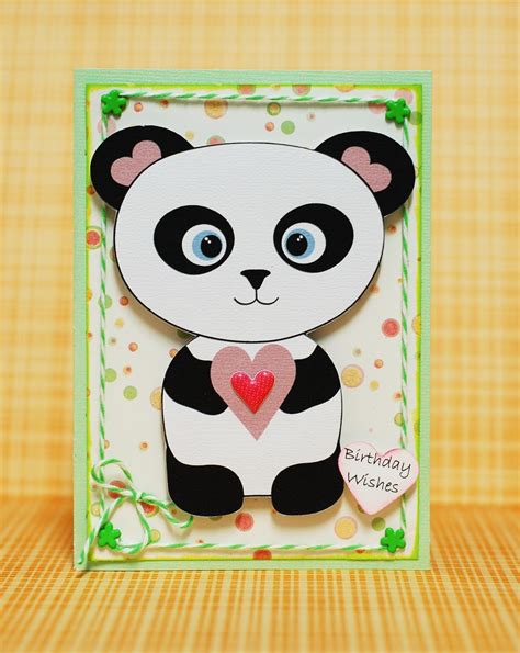 Paper Creations by Kristin: Panda Birthday Card