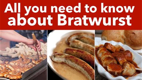 6 German Bratwurst Varieties - Bratwurst types - Bratwurst Meal Ideas ...