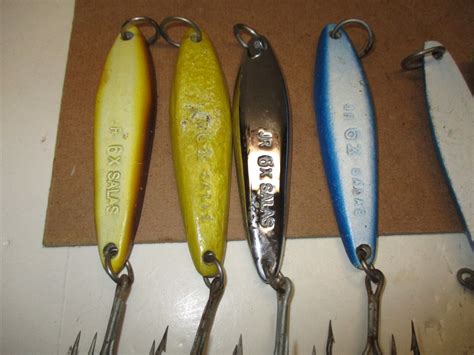 VINTAGE TUNA JIGS SALAS 4-6X JR. * 4- 6X & 4- VAGABOND TY SPECIAL** 12 ...