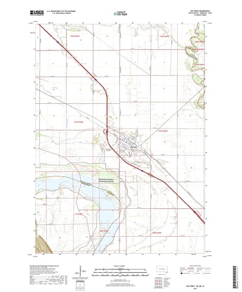 MyTopo Elk Point, South Dakota USGS Quad Topo Map