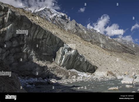 Gangotri glacier terminus Stock Photo - Alamy