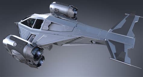 Sci-fi Spaceship 3D Model - TurboSquid 1199338