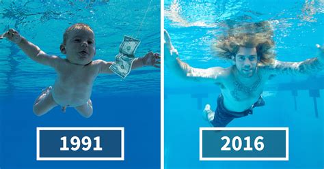 Baby From Nirvana’s Album Cover Recreates Iconic Photograph 25 Years Later | Bored Panda