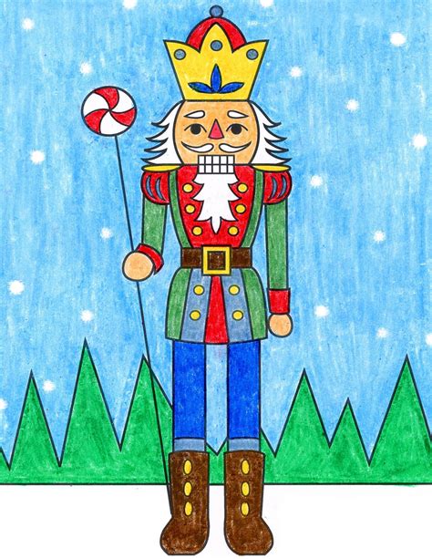 How to Draw a Nutcracker · Art Projects for Kids