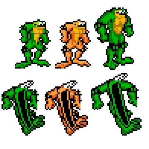 Pixilart - battletoads sprites by Tuxedoedabyss03