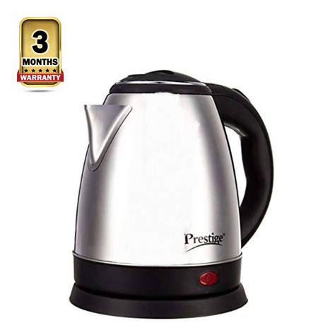 Prestige Electric Kettle - 1.8 Ltr - Silver and Black