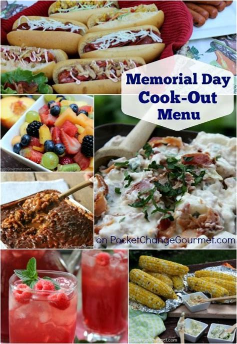 #MemorialDay Cook-Out Menu | Cookout menu, Memorial day foods, Memorial ...