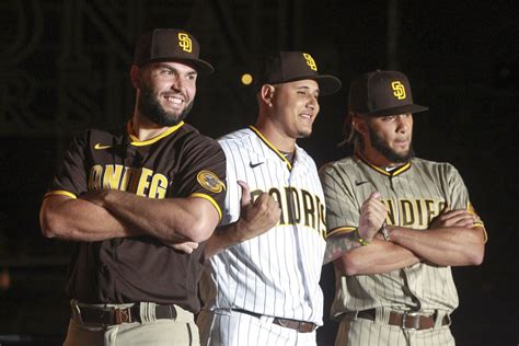 Padres show off new brown uniforms - The San Diego Union-Tribune