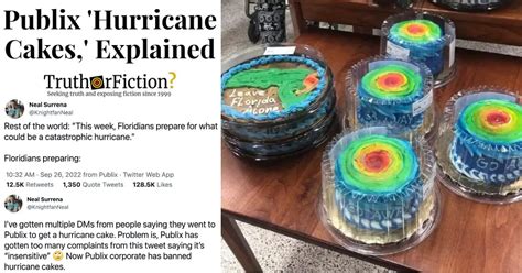 Publix Hurricane Cake (Ian Edition) – Truth or Fiction?