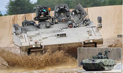 Britain's £5.5bn Ajax armoured vehicle is delayed AGAIN and may not be fully operating until ...