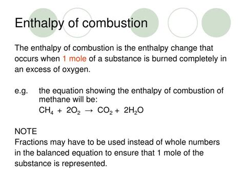 Enthalpy Change Of Combustion : PPT - ENTHALPY OF FORMATION: Combustion ...