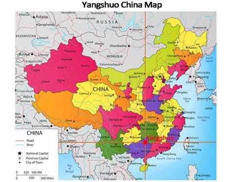 Yangshuo Maps, Yangshuo Tourist Maps, Yangshuo China Map