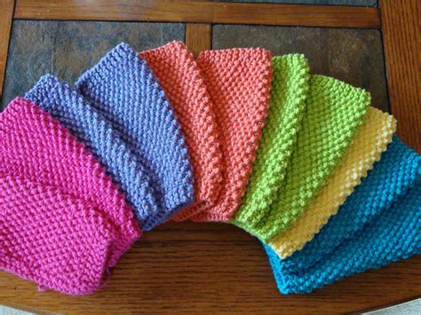 10 Knit Dishcloth Patterns for Beginners