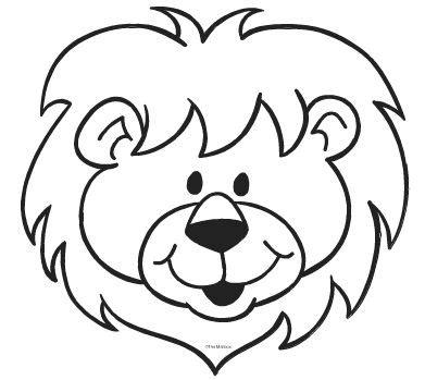 Cute Lion Clipart Black And White | Free download on ClipArtMag