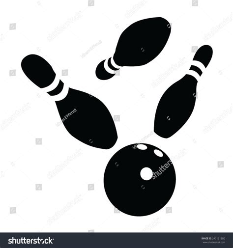 Vector Bowling Logo Bowling Badges Bowling Stock Vector (Royalty Free ...