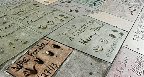 chinese theatre handprints footprints hollywood Footprints, Photo Set, Theatre, Chinese ...