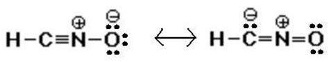 Add Formal Charges To Each Resonance Form Of HCNO ... | Chegg.com