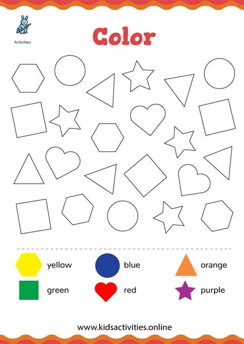 Counting Shapes Worksheets For Kindergarten, Free Pdf ⋆