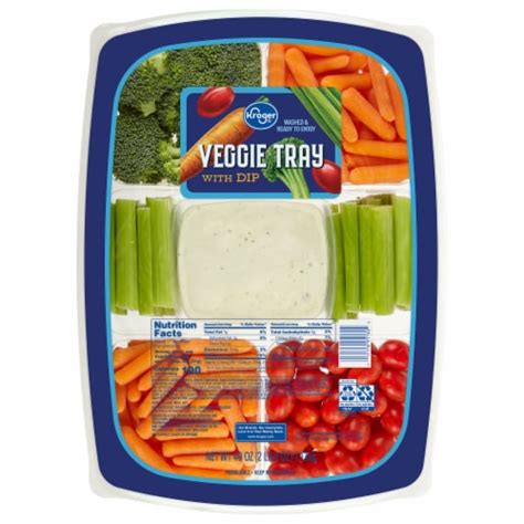 Kroger® Veggie Tray with Dip, 40 oz - Kroger