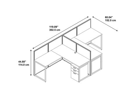 Choosing The Right L Shaped Office Desk Dimensions - Desk Design Ideas