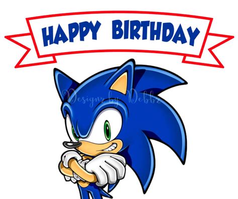 Sonic Birthday Cards Printable