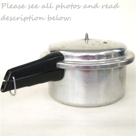 Mirro Pressure Canner Cooker 6 Qt Aluminum Pot Pan weight not