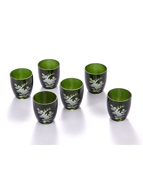 Engraved Schnaps Glasses - Set Of 6