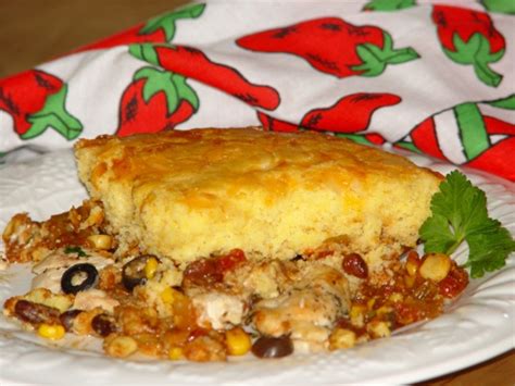 Spicy Chicken And Cornbread - Casserole Recipe - Genius Kitchen